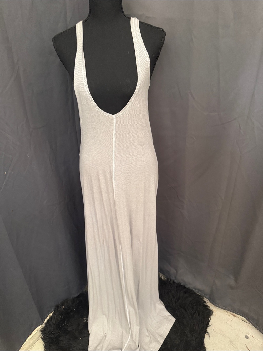lululemon athletica White Backless Maxi Dress